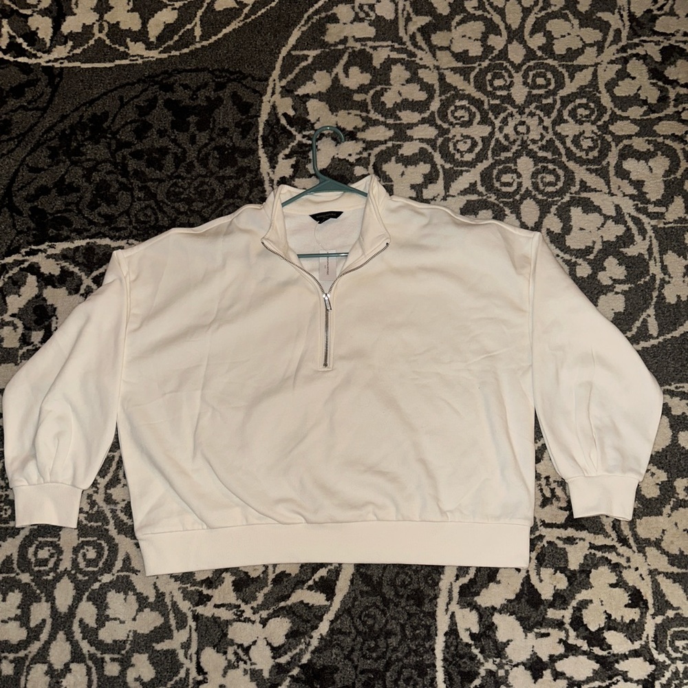 Banana Republic Cropped Half Zip